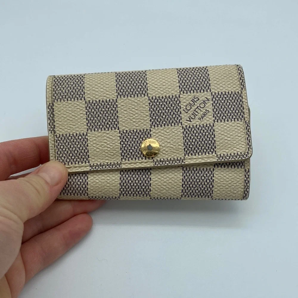 LOUIS VUITTON DAMIER AZUR KEY CASE